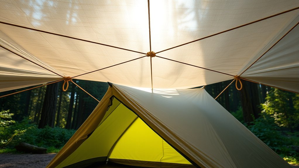Tarp Over Tent Setup: The Right Way to Do It rope knots stability tarp