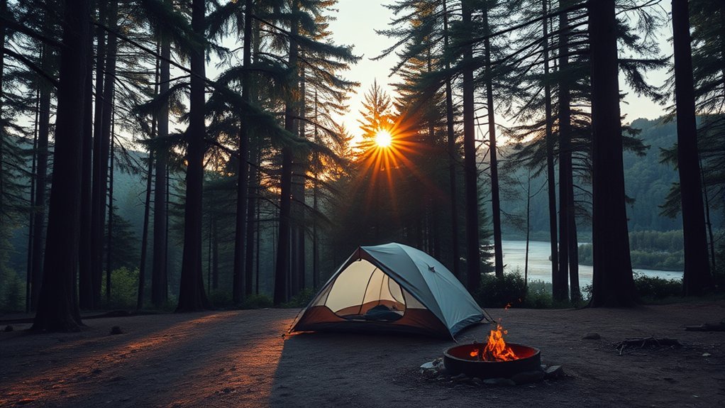 safe and comfortable camping