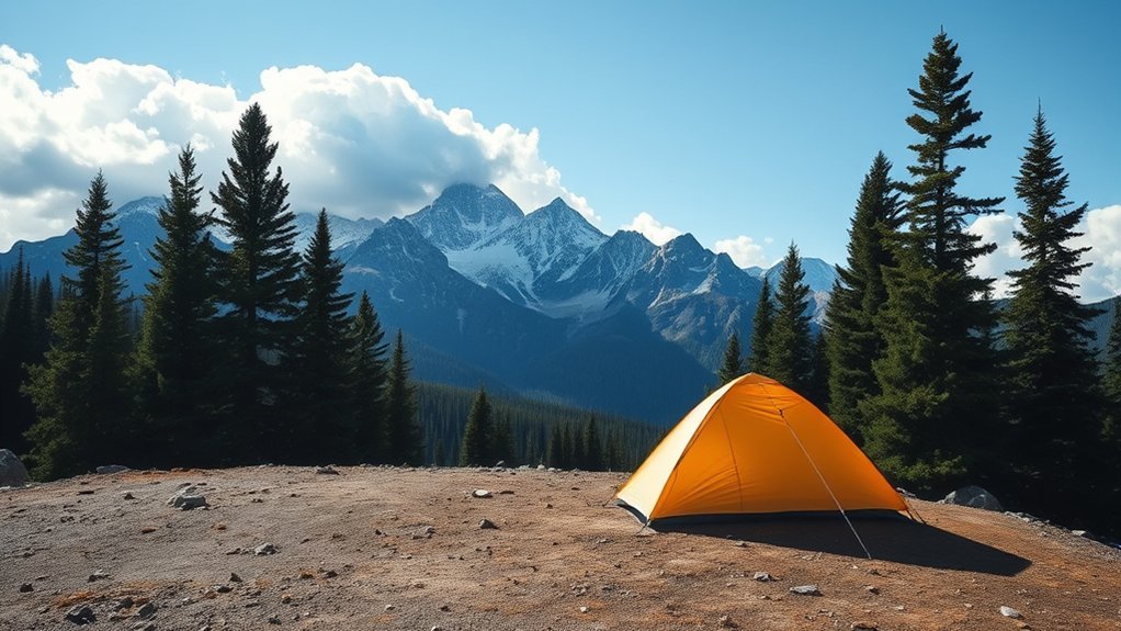 safe and stable tent placement