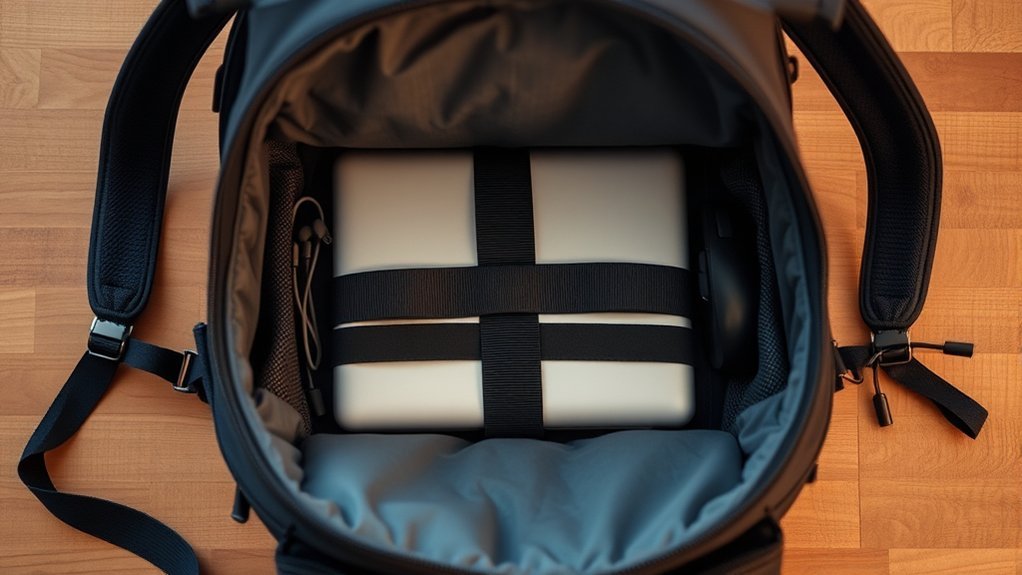 safe laptop travel packing