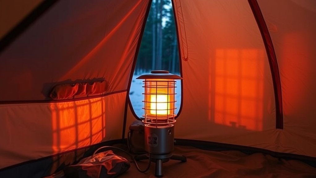 safe portable tent heater