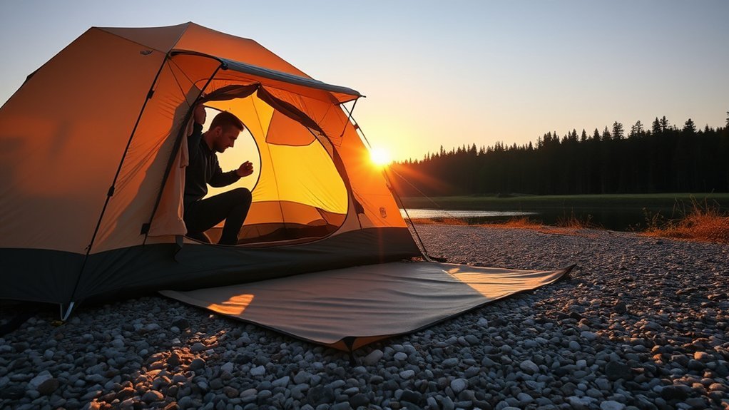 safe tent setup tips