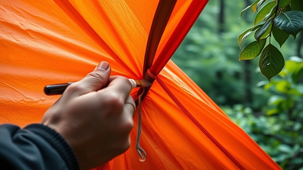 seam grip tent sealing process