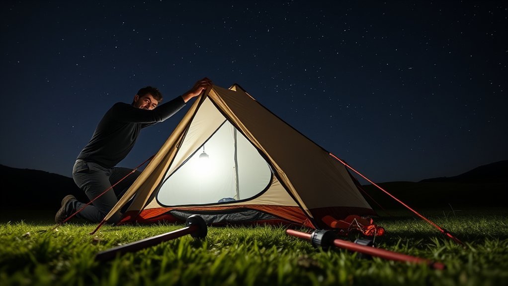 secure tent guylines properly