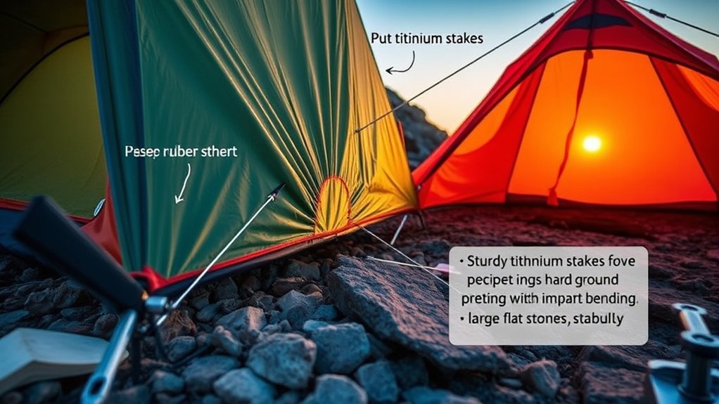 secure tent setup techniques