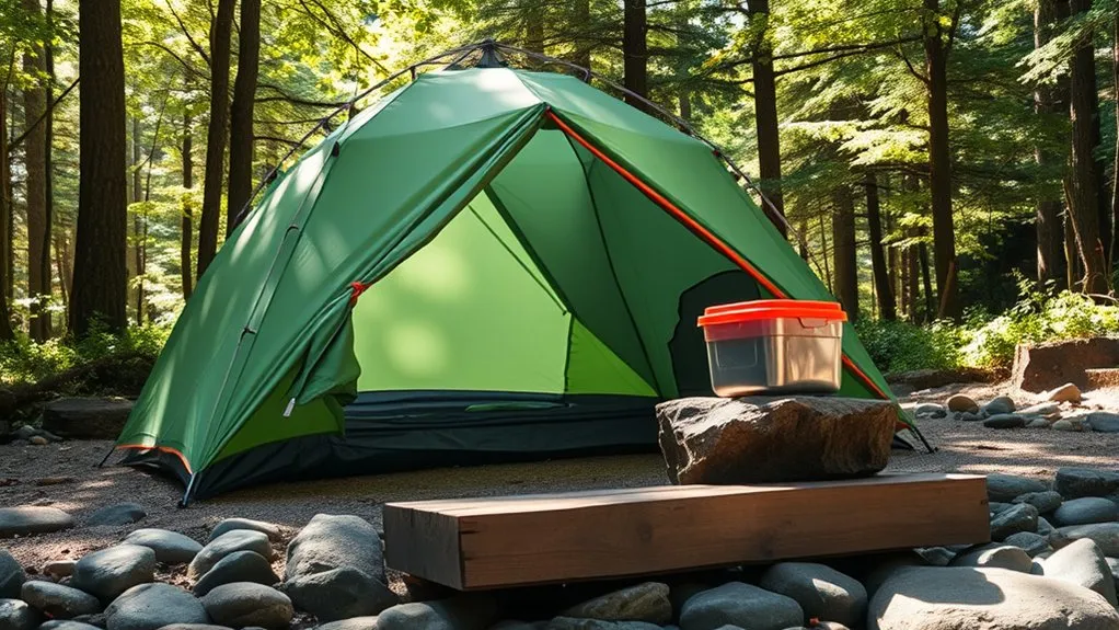 How to Keep Ants Out of Your Tent 2026: 9 Easy Tips Airtight sealed food storage container used for camping food safety