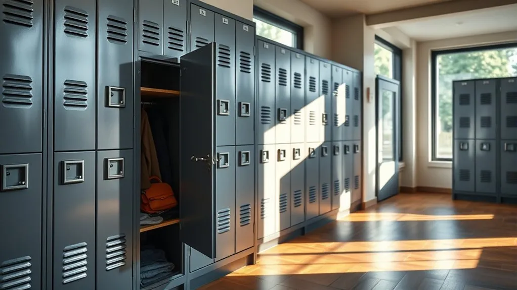 Securing laptops and passports inside a hostel locker