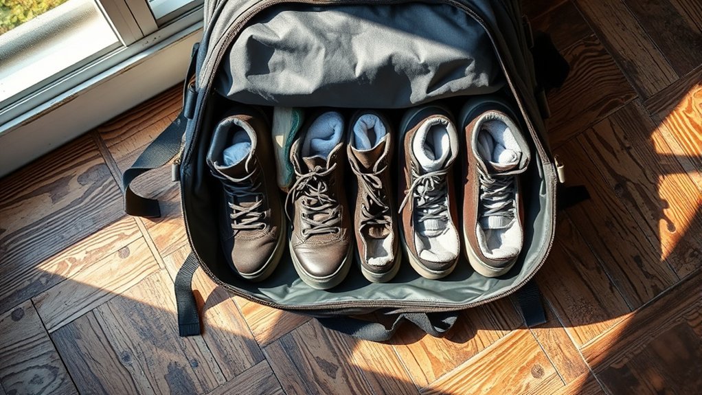 shoes as storage solutions