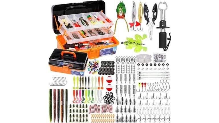 spacious multi layered fishing organizer