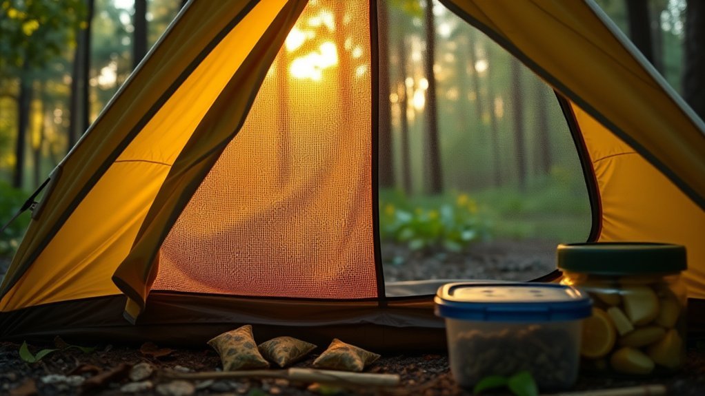 spider free camping techniques