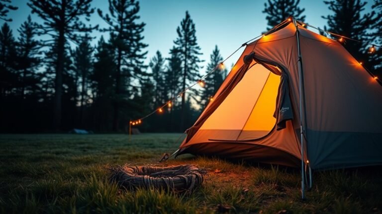 spider prevention camping tips