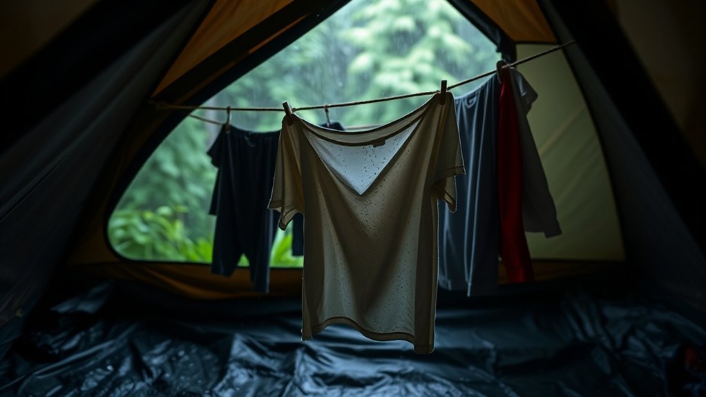 squeeze water from clothes