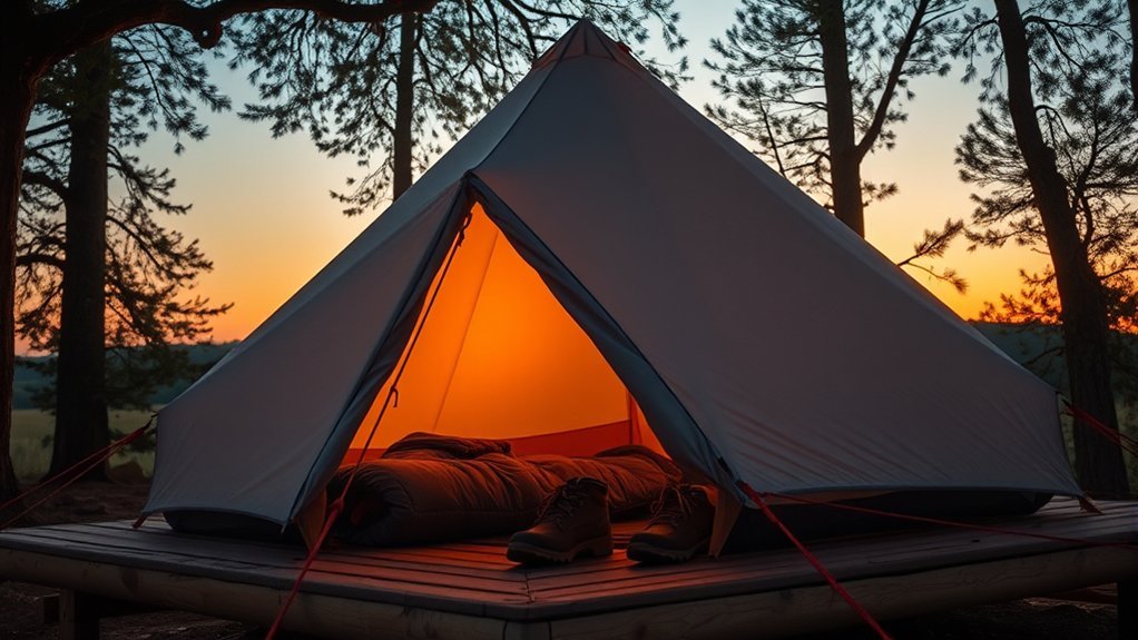 stable tent positioning techniques