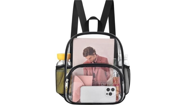 stadium event clear backpack