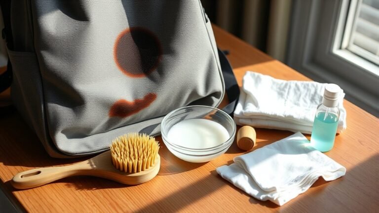 stain removal for backpacks