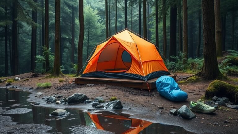 stay dry while camping