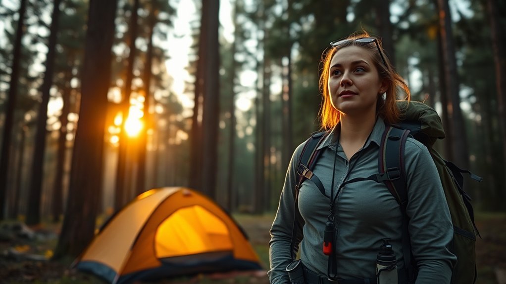 stay vigilant while camping