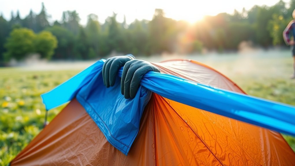 store tent dry avoid damage
