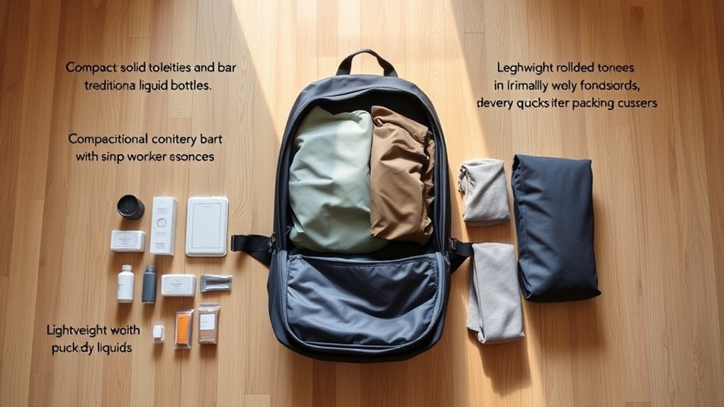 streamline packing by minimizing liquids