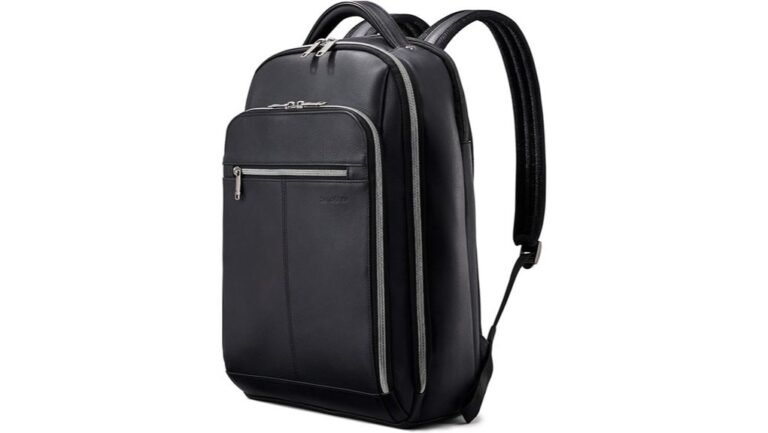stylish durable leather backpack