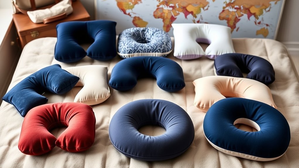 supportive travel neck pillows