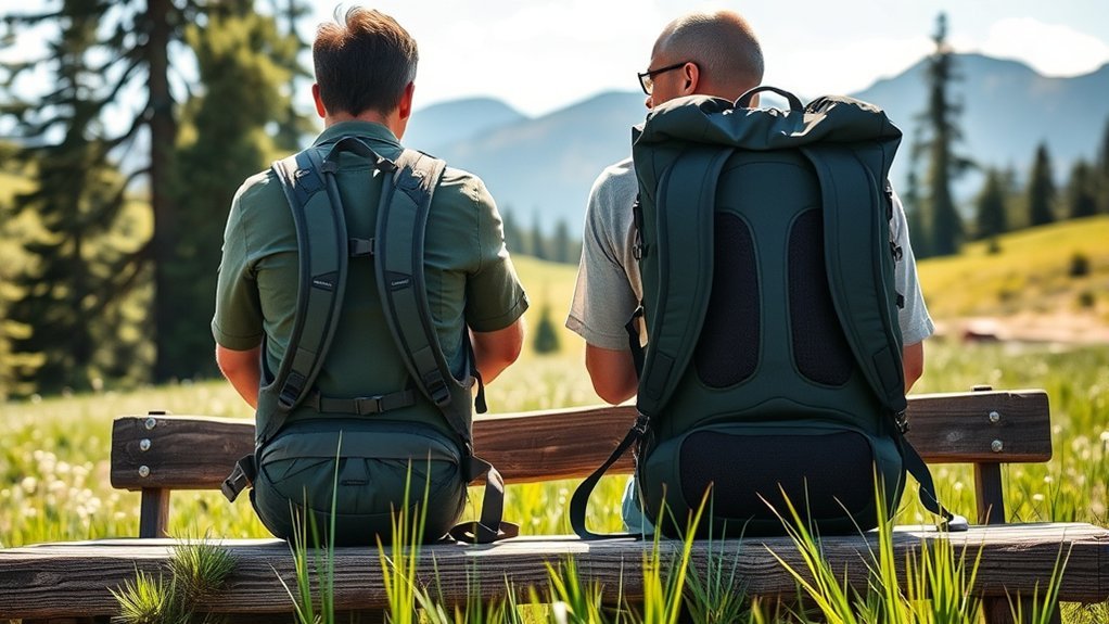 Backpacking suspension system and load distribution