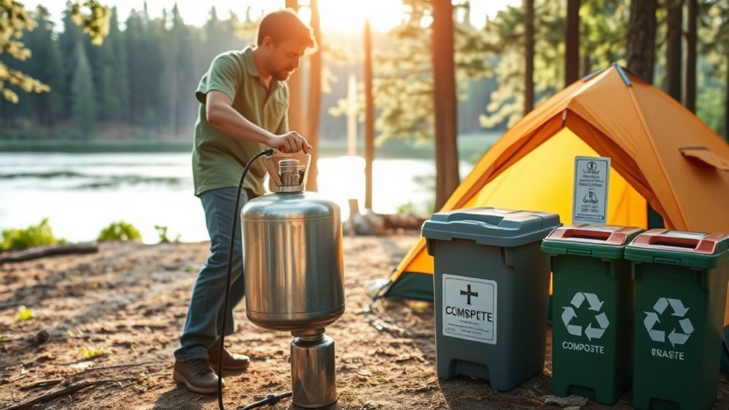 How to Manage Trash While Tent Camping the Right Way sustainable camping fuel solution