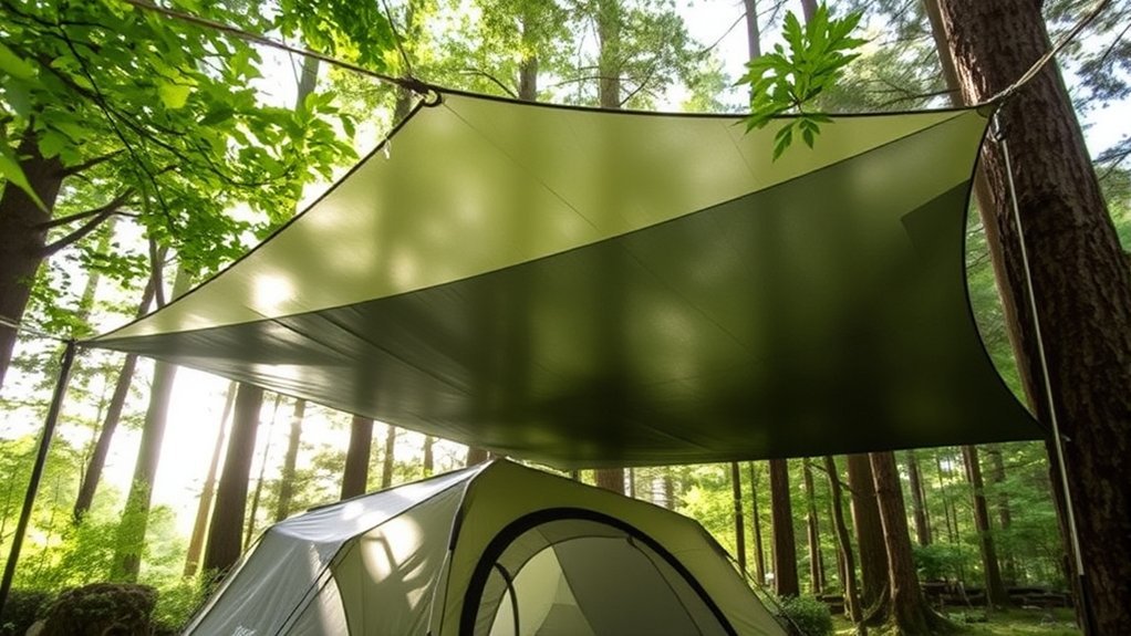 tarp usage for tent protection