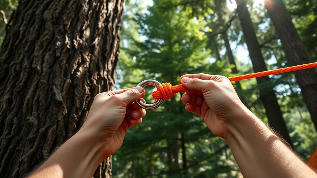 How to Tie a Taut-Line Hitch for Adjustable Tent Lines taut line hitch completion steps