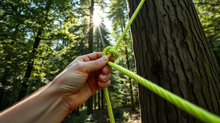 taut line hitch tent adjustment
