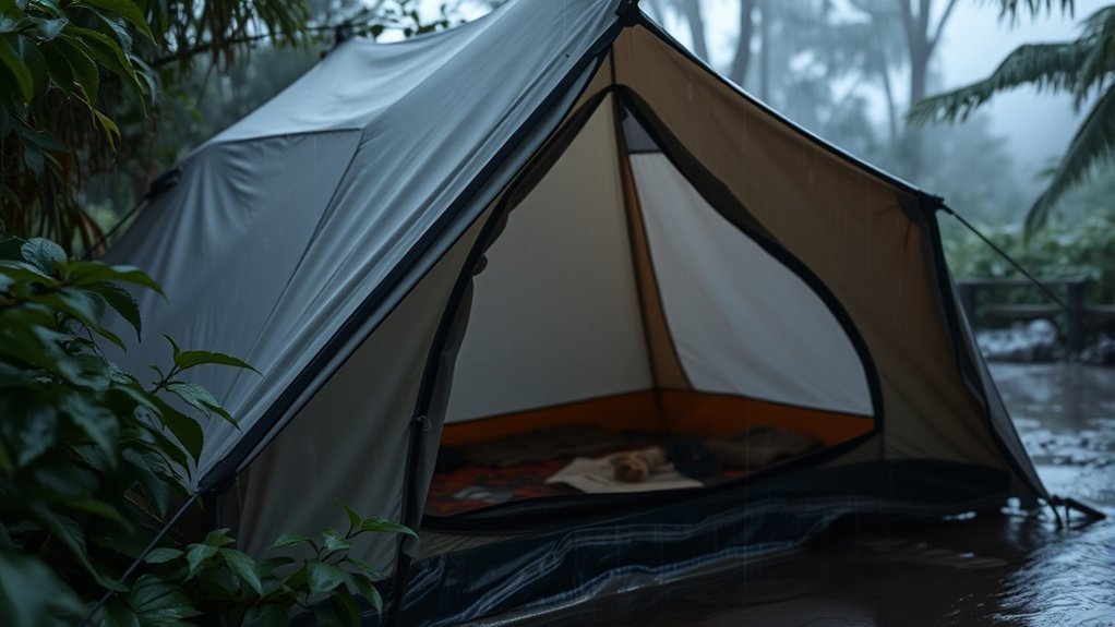 How to Ventilate a Tent in Rain Without Getting Wet tent condensation management tips