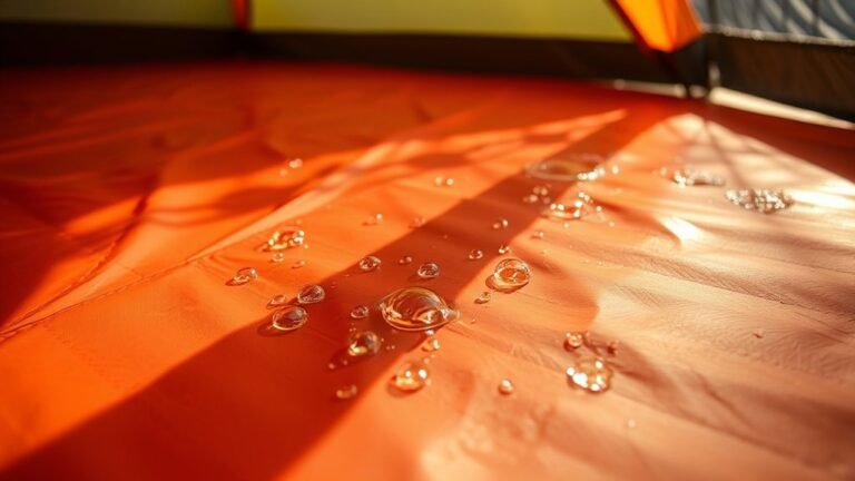 tent floor leak repair