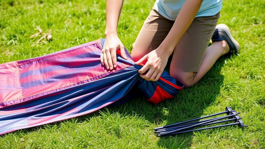 How to Fold a Tent Properly for Easier Packing tent folding made easy