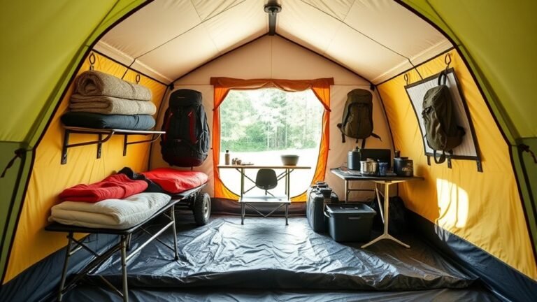 tent gear organization tips