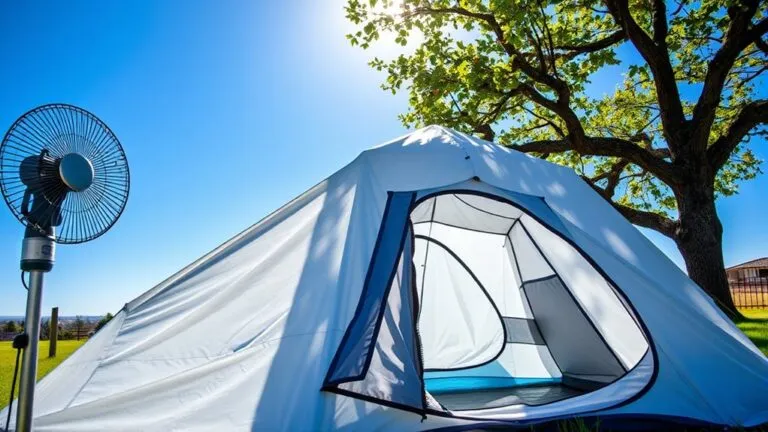 tent heat reduction tips