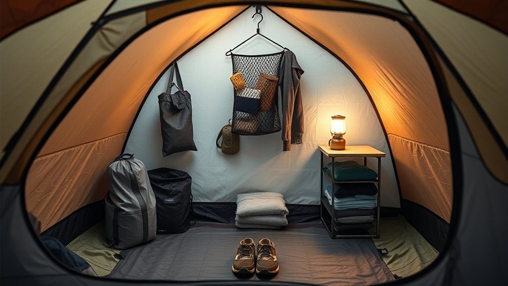 tent organization and functionality