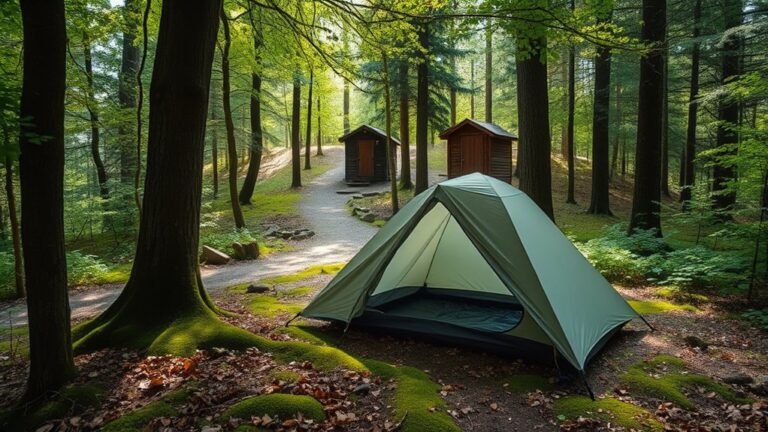 How Far Should a Tent Be From Bathrooms and Trails? tent placement near facilities