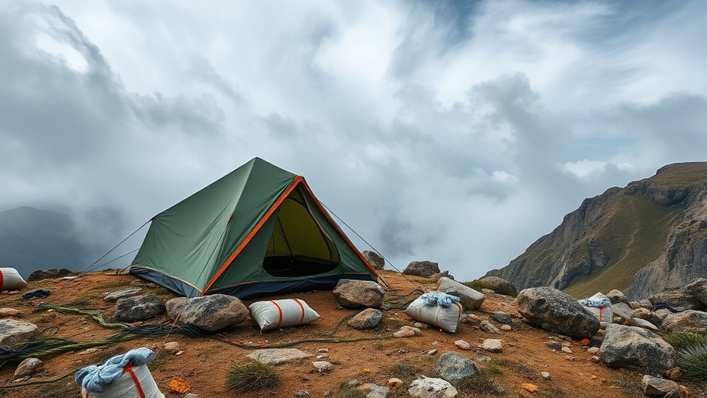 How to Camp in High Winds: Tent Anchoring and Site Choice tent positioning for wind