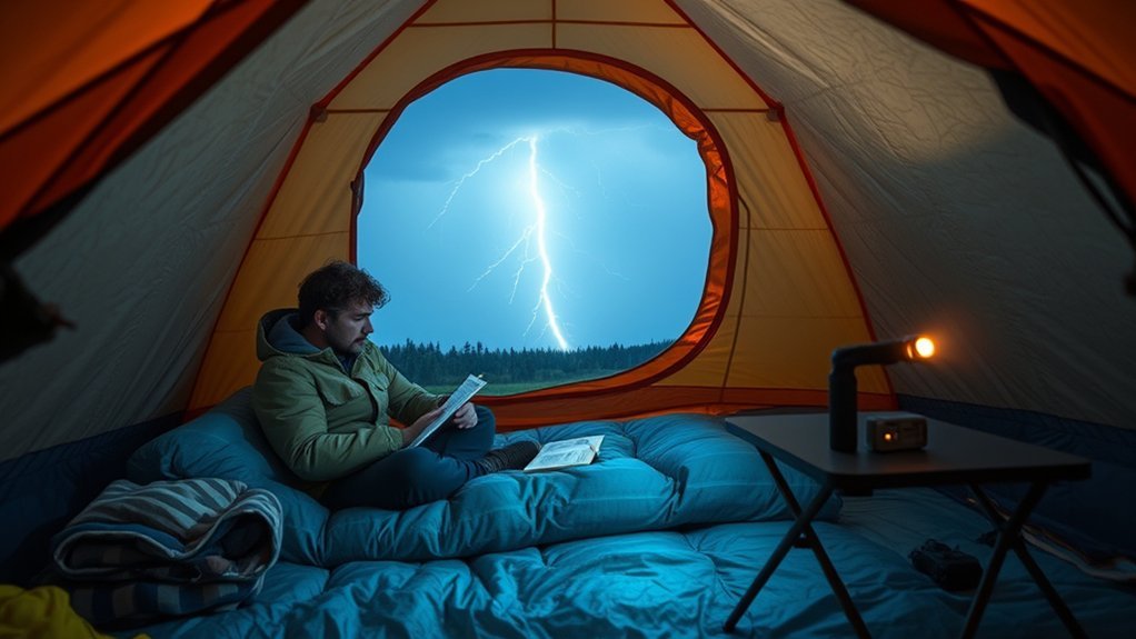 tent safety during thunderstorms