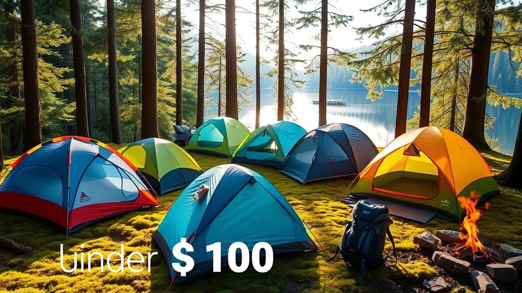 tent selection under budget
