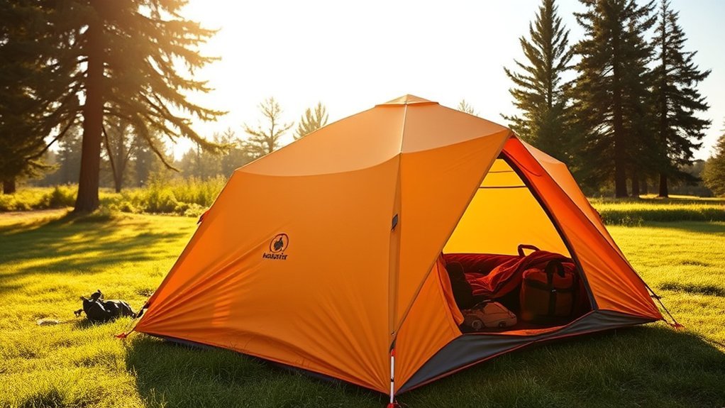 tent size and features