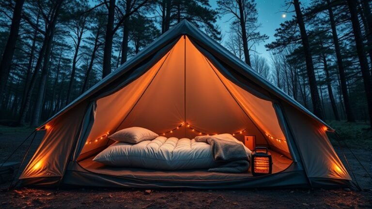 tent sleeping comfort tips