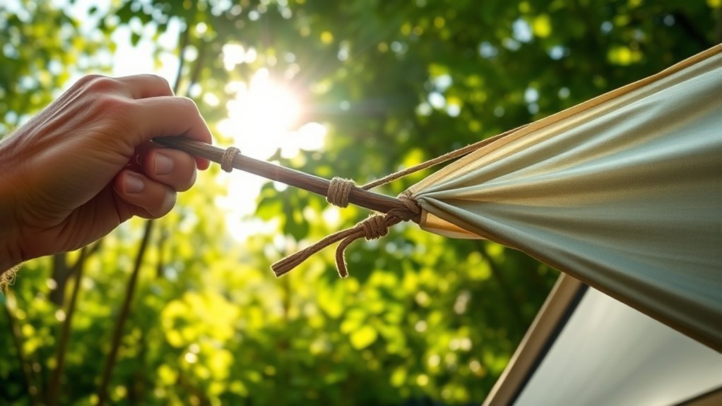 How to Splint a Broken Tent Pole in the Field tent stability during repairs