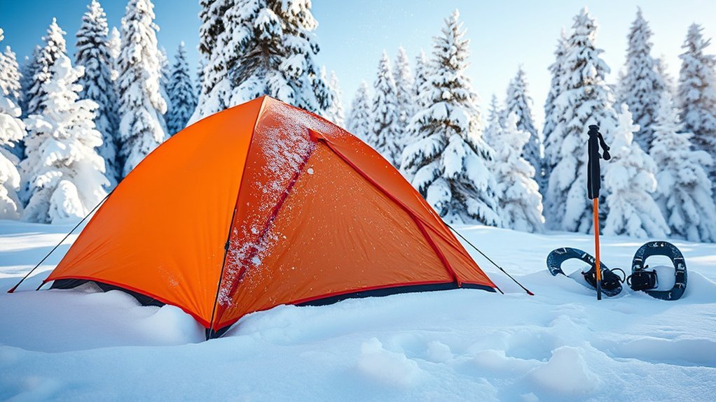 tent suitability for snow