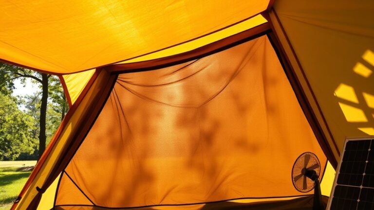 tent ventilation without bugs