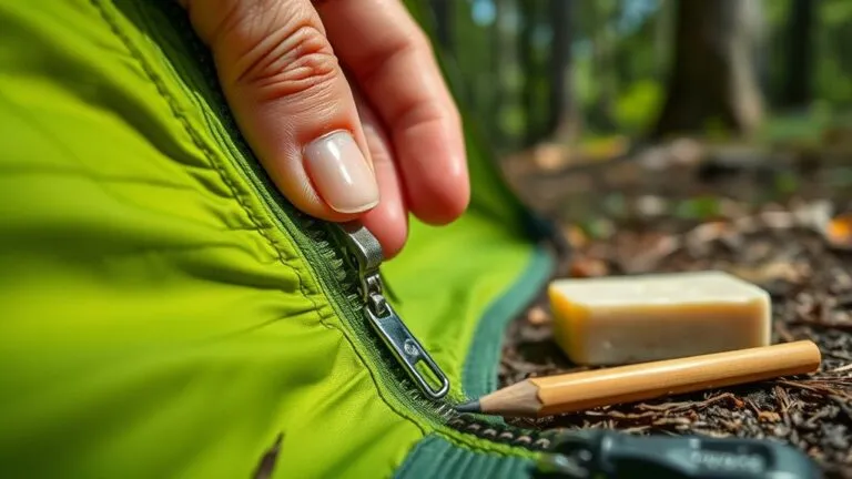 tent zipper quick fixes