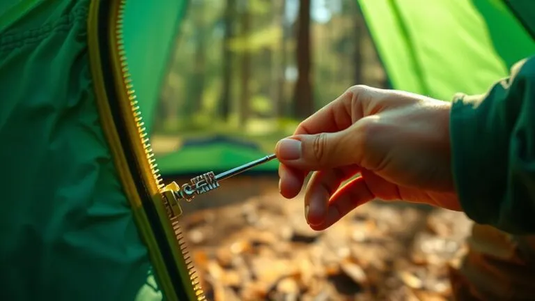 tent zipper repair techniques