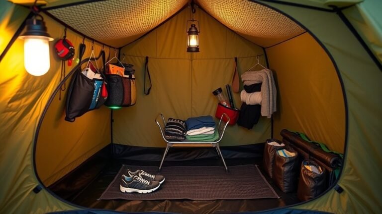 tidy and dry gear organization