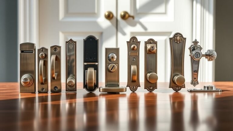 top entry door locks