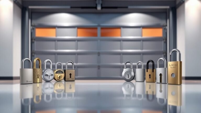 top garage door locks